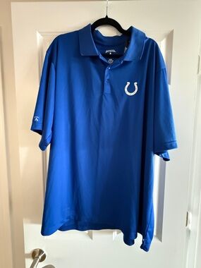 Antigua Men’s Royal Blue Colts Polo Shirt